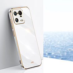 Custodia Silicone Ultra Sottile Morbida Cover XL1 per Xiaomi Mi 13 Pro 5G Bianco