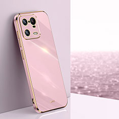 Custodia Silicone Ultra Sottile Morbida Cover XL1 per Xiaomi Mi 13 Pro 5G Rosa