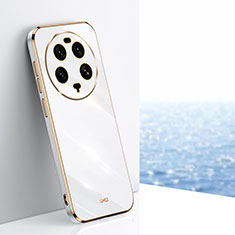 Custodia Silicone Ultra Sottile Morbida Cover XL1 per Xiaomi Mi 13 Ultra 5G Bianco