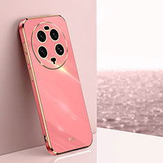 Custodia Silicone Ultra Sottile Morbida Cover XL1 per Xiaomi Mi 13 Ultra 5G Rosa Caldo