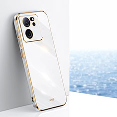 Custodia Silicone Ultra Sottile Morbida Cover XL1 per Xiaomi Mi 13T 5G Bianco