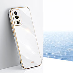 Custodia Silicone Ultra Sottile Morbida Cover XL1 per Xiaomi Poco F5 Pro 5G Bianco