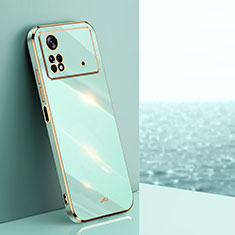 Custodia Silicone Ultra Sottile Morbida Cover XL1 per Xiaomi Poco X4 Pro 5G Verde