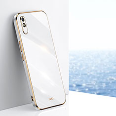 Custodia Silicone Ultra Sottile Morbida Cover XL1 per Xiaomi Redmi 9A Bianco