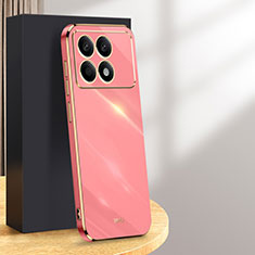 Custodia Silicone Ultra Sottile Morbida Cover XL1 per Xiaomi Redmi K70E 5G Rosa Caldo