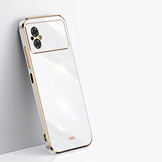 Custodia Silicone Ultra Sottile Morbida Cover XL1 per Xiaomi Redmi Note 11R 5G Bianco