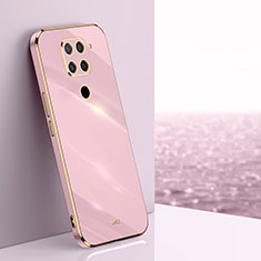 Custodia Silicone Ultra Sottile Morbida Cover XL1 per Xiaomi Redmi Note 9 Rosa