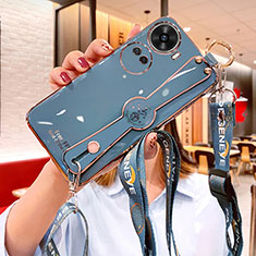 Custodia Silicone Ultra Sottile Morbida Cover XL2 per Huawei Nova 11 SE Blu