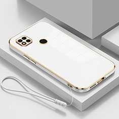 Custodia Silicone Ultra Sottile Morbida Cover XL2 per Xiaomi Redmi 10A 4G Bianco