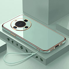 Custodia Silicone Ultra Sottile Morbida Cover XL3 per Huawei Mate 60 Pro+ Plus Verde