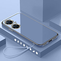 Custodia Silicone Ultra Sottile Morbida Cover XL3 per Huawei Nova 11i Grigio Lavanda