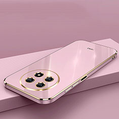 Custodia Silicone Ultra Sottile Morbida Cover XL3 per Huawei Nova Y91 Oro Rosa