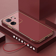 Custodia Silicone Ultra Sottile Morbida Cover XL3 per Xiaomi Mi 13T 5G Rosso