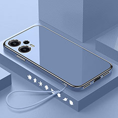 Custodia Silicone Ultra Sottile Morbida Cover XL3 per Xiaomi Poco F5 5G Grigio Lavanda