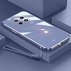 Custodia Silicone Ultra Sottile Morbida Cover XL7 per Huawei Nova Y91 Grigio Lavanda