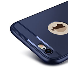 Custodia Silicone Ultra Sottile Morbida per Apple iPhone 6 Plus Blu