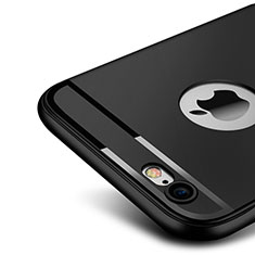 Custodia Silicone Ultra Sottile Morbida per Apple iPhone 6 Plus Nero