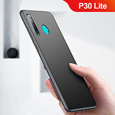 Custodia Silicone Ultra Sottile Morbida per Huawei P30 Lite XL Nero