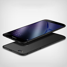 Custodia Silicone Ultra Sottile Morbida per Huawei P8 Lite (2017) Nero