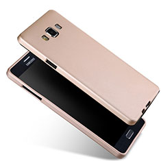 Custodia Silicone Ultra Sottile Morbida per Samsung Galaxy A7 Duos SM-A700F A700FD Oro