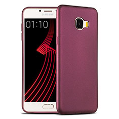 Custodia Silicone Ultra Sottile Morbida per Samsung Galaxy C7 SM-C7000 Viola