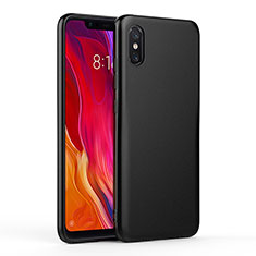 Custodia Silicone Ultra Sottile Morbida per Xiaomi Mi 8 Screen Fingerprint Edition Nero