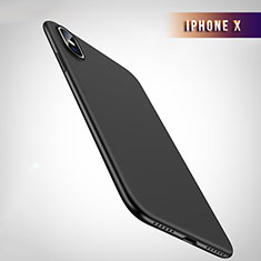 Custodia Silicone Ultra Sottile Morbida Q01 per Apple iPhone Xs Nero