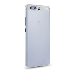 Bianco Custodia Silicone Ultra Sottile Morbida Q05 per Huawei P10 Plus Bianco