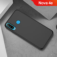 Custodia Silicone Ultra Sottile Morbida S02 per Huawei Nova 4e Nero