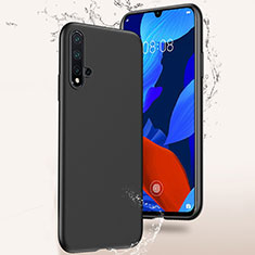 Custodia Silicone Ultra Sottile Morbida S02 per Huawei Nova 5 Nero