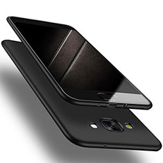 Custodia Silicone Ultra Sottile Morbida S03 per Samsung Galaxy A7 SM-A700 Nero