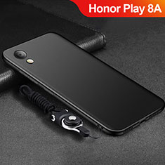 Custodia Silicone Ultra Sottile Morbida S05 per Huawei Honor Play 8A Nero