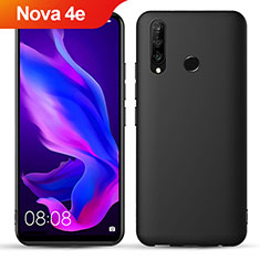 Custodia Silicone Ultra Sottile Morbida S05 per Huawei Nova 4e Nero