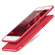 Custodia Silicone Ultra Sottile Morbida S09 per Apple iPhone SE (2020) Rosso