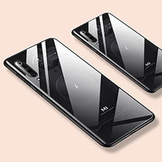 Custodia Silicone Ultra Sottile Morbida Specchio per Xiaomi Mi 9 Lite Nero
