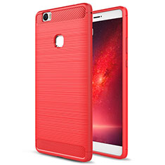 Custodia TPU Morbida Lucido per Huawei Honor Note 8 Rosso