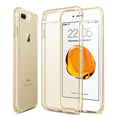 Custodia TPU Trasparente Ultra Sottile Morbida per Apple iPhone 7 Plus Oro