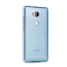 Custodia TPU Trasparente Ultra Sottile Morbida per Huawei Honor 5X Blu