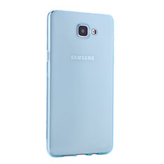 Custodia TPU Trasparente Ultra Sottile Morbida per Samsung Galaxy A9 (2016) A9000 Blu