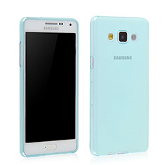 Custodia TPU Trasparente Ultra Sottile Morbida per Samsung Galaxy Grand 3 G7200 Blu