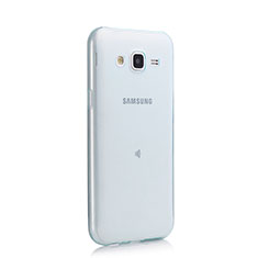 Custodia TPU Trasparente Ultra Sottile Morbida per Samsung Galaxy J5 SM-J500F Blu