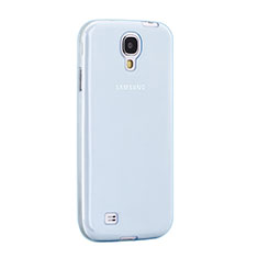 Custodia TPU Trasparente Ultra Sottile Morbida per Samsung Galaxy S4 IV Advance i9500 Blu