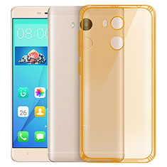 Custodia TPU Trasparente Ultra Sottile Morbida per Xiaomi Redmi 4 Prime High Edition Oro