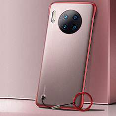 Custodia Ultra Slim Trasparente Rigida Cover Opaca per Huawei Mate 30 Pro 5G Rosso