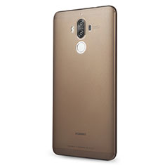Custodia Ultra Slim Trasparente Rigida Opaca per Huawei Mate 9 Marrone