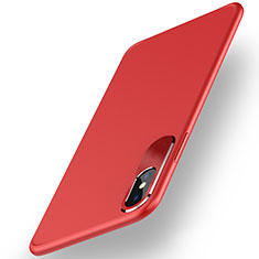 Custodia Ultra Sottile Rigida Opaca per Apple iPhone X Rosso