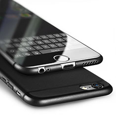 Custodia Ultra Sottile Rigida Opaca U02 per Apple iPhone 6 Plus Nero