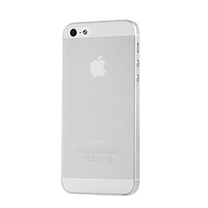 Custodia Ultra Sottile Trasparente Morbida Opaca per Apple iPhone 5S Bianco