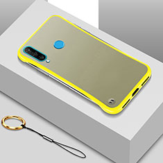 Custodia Ultra Sottile Trasparente Rigida Cover Opaca H01 per Huawei Nova 4e Giallo