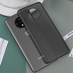 Custodia Ultra Sottile Trasparente Rigida Cover Opaca H01 per OnePlus 7T Grigio